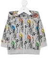 STELLA MCCARTNEY ZEBRA DJ PRINTED HOODIE