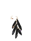 DSQUARED2 EARRINGS WITH TALISMAN AND FEATHERS,188513