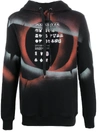 Mauna Kea Graphic-print Long-sleeved Hoodie In Black