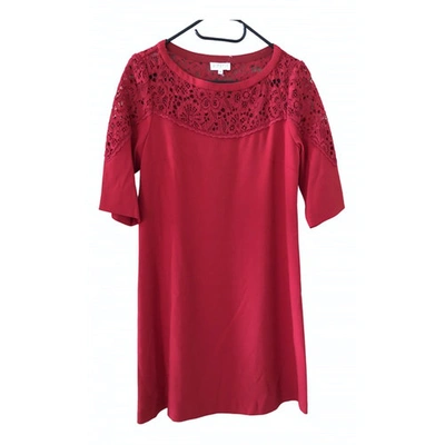 Pre-owned Claudie Pierlot Red Cotton Dress