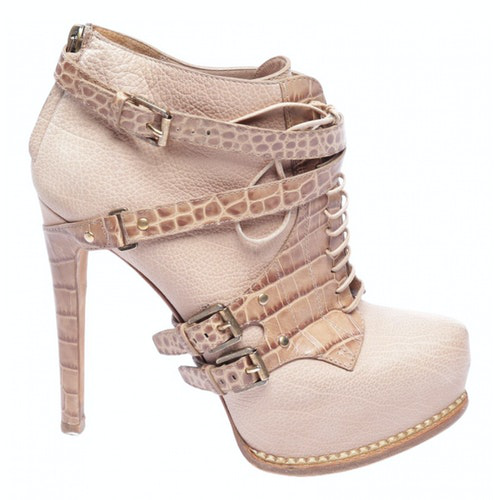 white christian dior boots