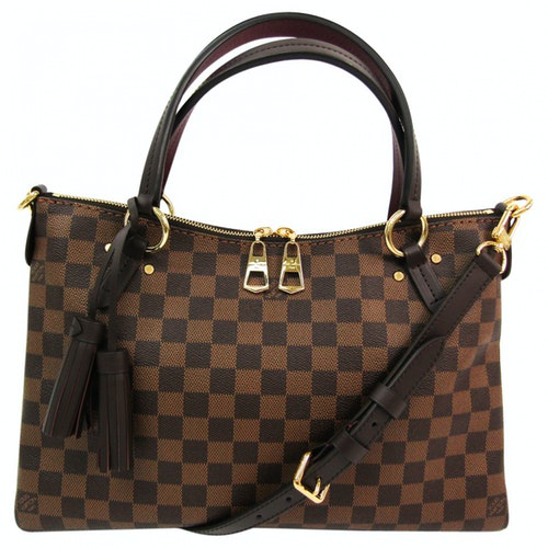 Pre-Owned Louis Vuitton Lymington Black Cloth Handbag | ModeSens