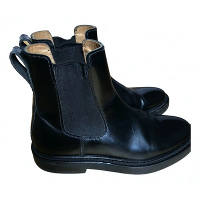 Pre-owned Hope Black Leather Boots