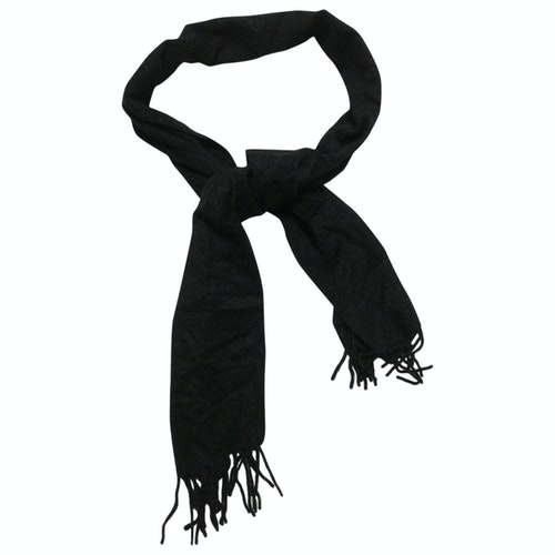 Pre-Owned Polo Ralph Lauren Black Cashmere Scarf | ModeSens