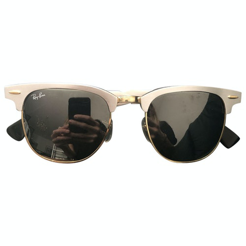 ray ban clubmaster silver