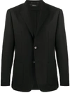 Z ZEGNA LONG-SLEEVED DART DETAIL BLAZER