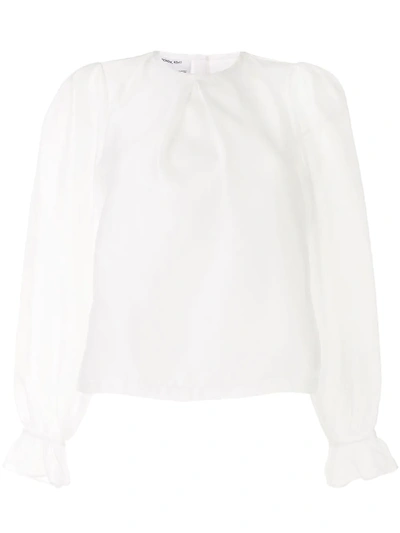 Designers Remix Back-fastening Blouse In White