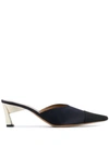 MARNI SCULPTED HEEL POINTED TOE MULES