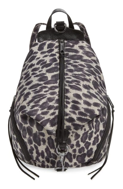 Rebecca Minkoff Julian Nylon Backpack In Animalier