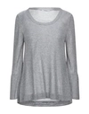 KANGRA CASHMERE KANGRA WOMAN SWEATER GREY SIZE 8 VISCOSE, NYLON