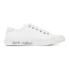 SAINT LAURENT SAINT LAURENT 白色 MALIBU 帆布运动鞋