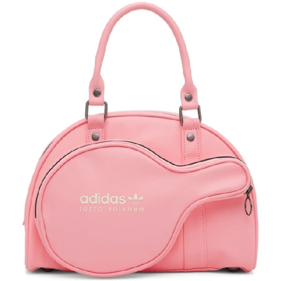 Adidas Lotta Volkova Pink Racket Bag In Lt Pink