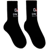 BALENCIAGA BLACK GYM WEAR TENNIS SOCKS