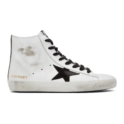 Golden Goose Francy Classic Leather High-top Sneakers In White