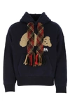 PALM ANGELS PALM ANGELS KNITTED BEAR HOODIE