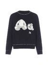 PALM ANGELS PALM ANGELS BEAR KNITTED JUMPER