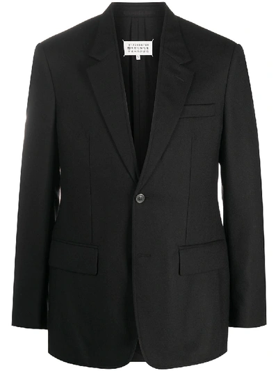 Maison Margiela Single-breasted Blazer In Black