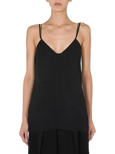 Bottega Veneta Double Strap Camisole In Black