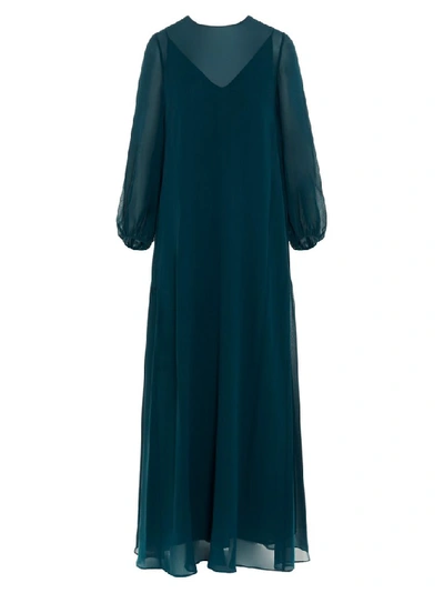 Max Mara Clipper Dress In Green