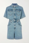 AGOLDE RIO ZORA DENIM PLAYSUIT