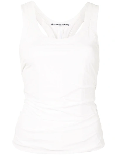 Alexander Wang Slim-fit Tank Top In White