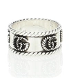 Gucci Gg Sterling Silver Ring In Silver