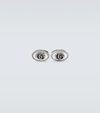 Gucci Double G Cufflinks In Silver