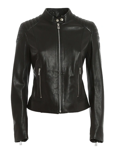 Belstaff Mollison Leather Jacket In Black