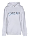 GIVENCHY HOODIE IN WHITE FEATURING LOGO