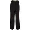 DIANE VON FURSTENBERG DIANE VON FURSTENBERG BEAU SATIN-TRIMMED STRAIGHT-LEG TROUSERS,3409785