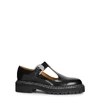 Proenza Schouler Black Lug Sole Mary Jane Oxfords In Black