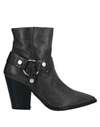 JANET & JANET JANET & JANET WOMAN ANKLE BOOTS DARK BROWN SIZE 6 CALFSKIN,11910235HA 11