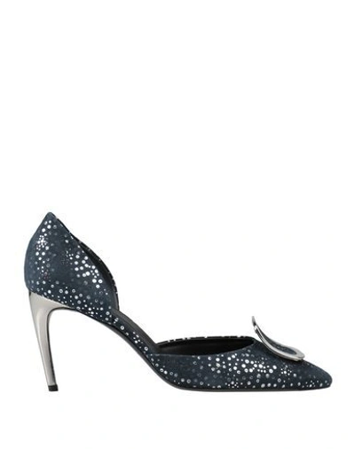 Roger Vivier Pumps In Dark Blue