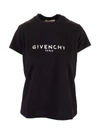 GIVENCHY GIVENCHY WOMEN'S BLACK COTTON T-SHIRT,BW708H3Z0Y001 M