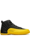 Jordan Air  12 Retro "university Gold" Sneakers In Black
