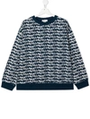 STELLA MCCARTNEY TEEN STELLABRATION PRINTED SWEATSHIRT