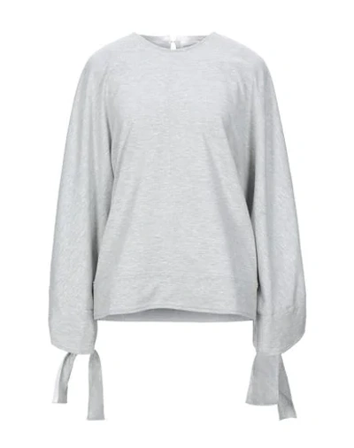 Victoria Beckham Sweatshirts In Light Grey