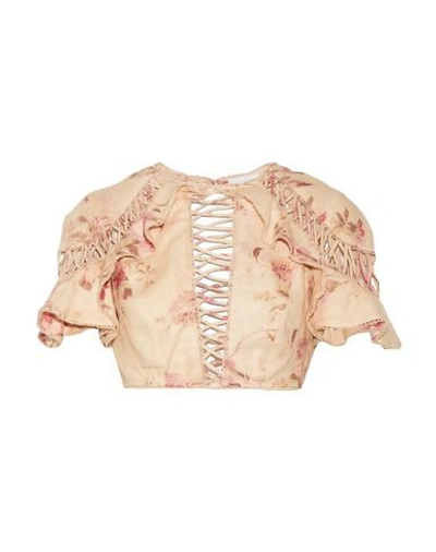 Zimmermann Blouses In Beige