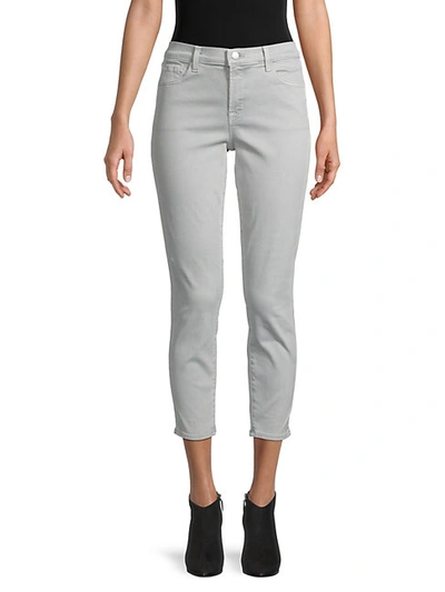 J Brand 835 Mid-rise Crop Skinny In Mist