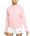Nike Sportswear Gym Vintage Women's Full-zip Hoodie (bleached Coral) - Clearance Sale In Bleached Coral,sail
