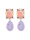 ANTON HEUNIS PEAR DROP CRYSTAL EARRINGS