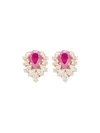 ANTON HEUNIS GOLD-PLATED JAMIE CRYSTAL EARRINGS