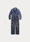 DOUBLE RL PAINT-SPLATTER COVERALL,0043574334