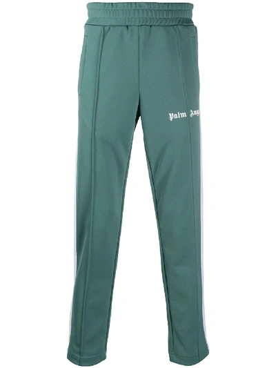 Palm Angels Straight-leg Trousers In Green