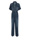 WEWOREWHAT DENIM WIDE-LEG FLIGHT SUIT,060059184304