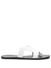 Osklen Ipanema Slide Sandals In White