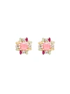 ANTON HEUNIS CRYSTAL CLUSTER EARRINGS