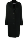 Acne Studios Black Wool Single-breasted Coat