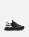 Dolce & Gabbana Daymaster Low-top Sneakers In Nappa Leather In Black/white