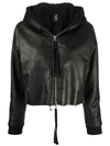 THOM KROM ZIPPED HOODED JACKET